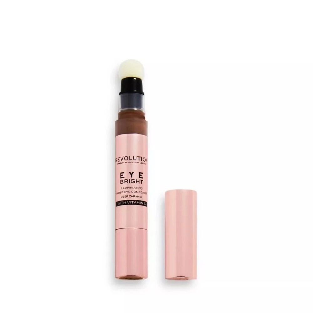 2 Pack | Revolution Eye Bright Illuminating Concealer-Deep Caramel